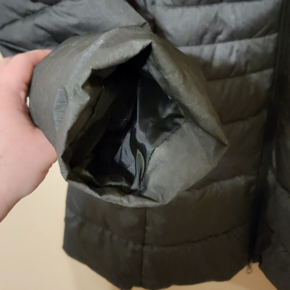 Champion Women's Long Black Puffer Coat XXL - Picture 6 of 8